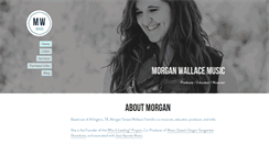 Desktop Screenshot of morganwallacemusic.com