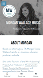 Mobile Screenshot of morganwallacemusic.com
